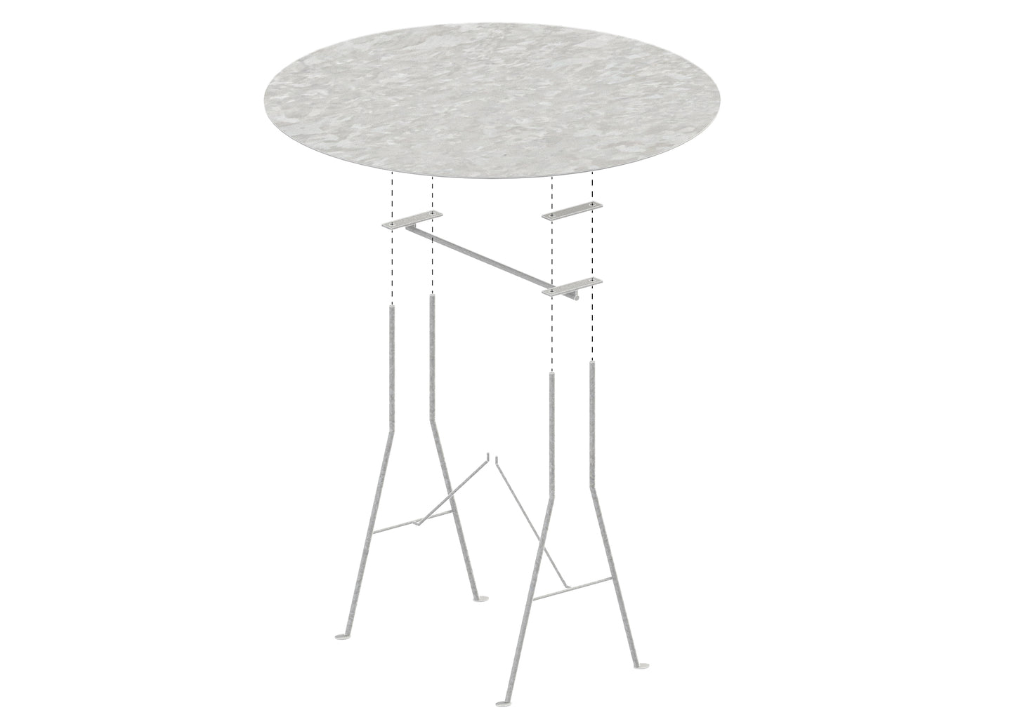 Bricolo Circular Table - Atelier Jones Design 