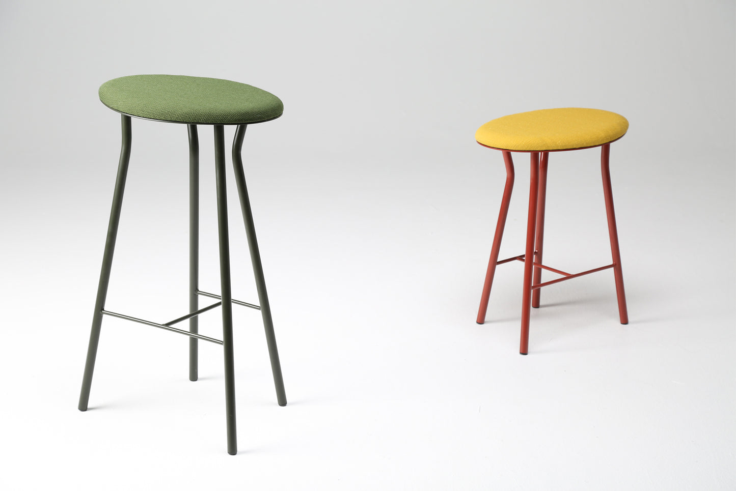 Perret Stool Low | Upholstered - Atelier Jones Design