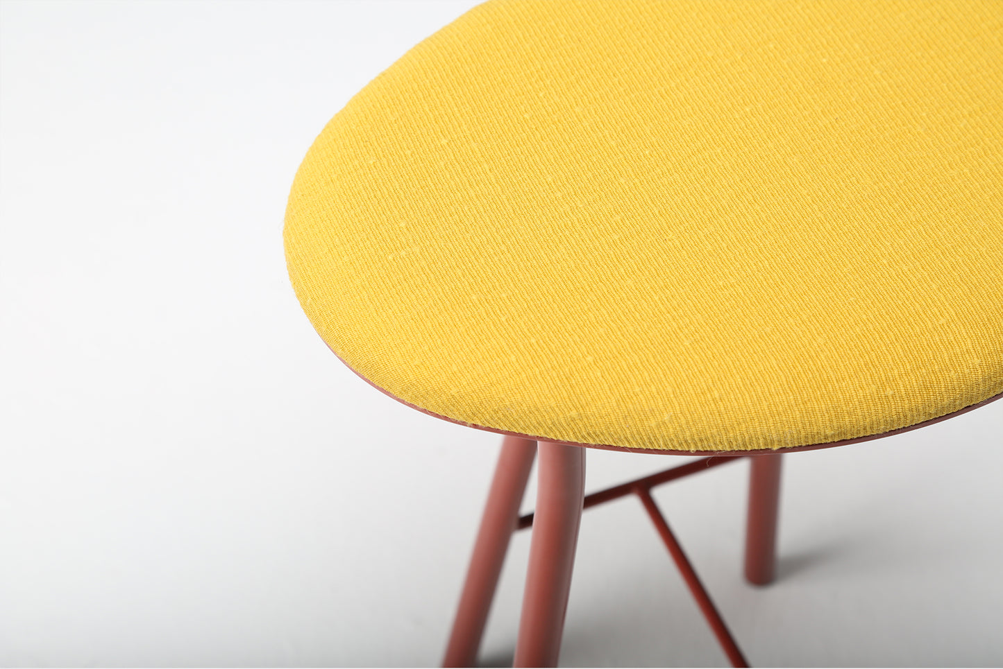 Perret Stool Low | Upholstered - Atelier Jones Design