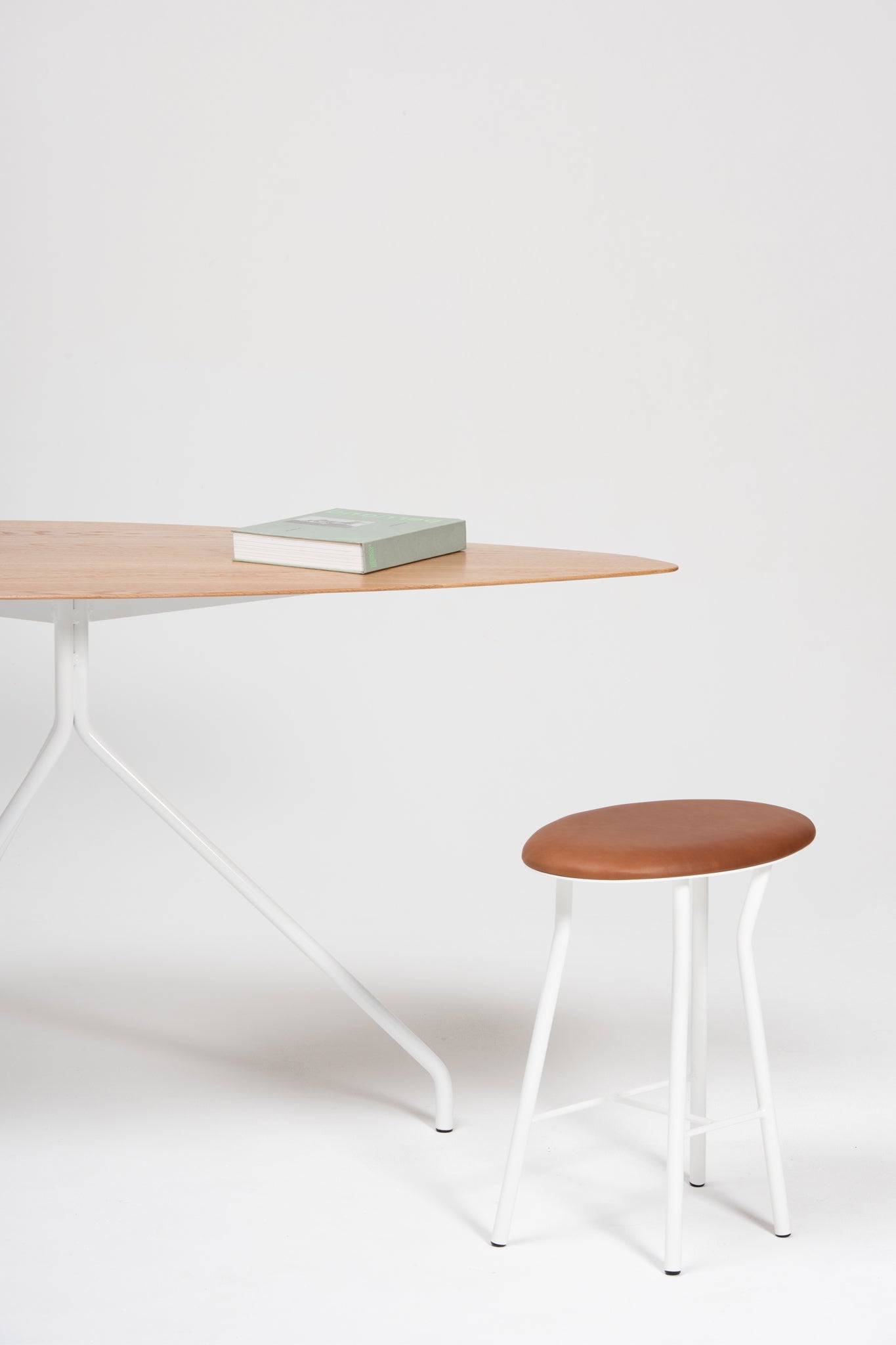 Perret Stool Low | Upholstered - Atelier Jones Design