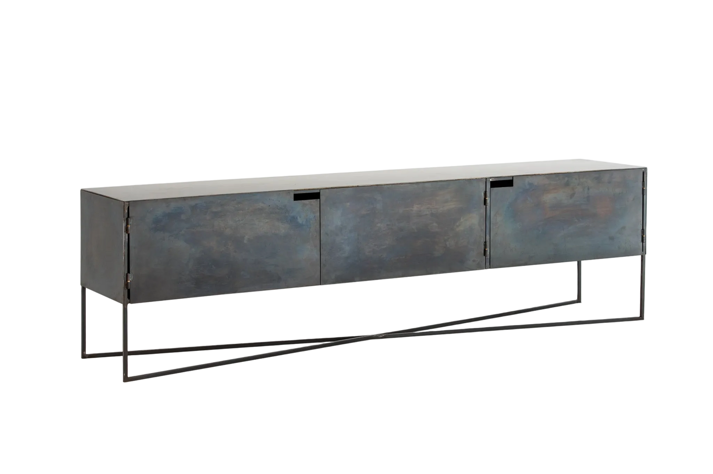 Delta Unit Tri-Doors | Patinated steel - Atelier Jones Design 