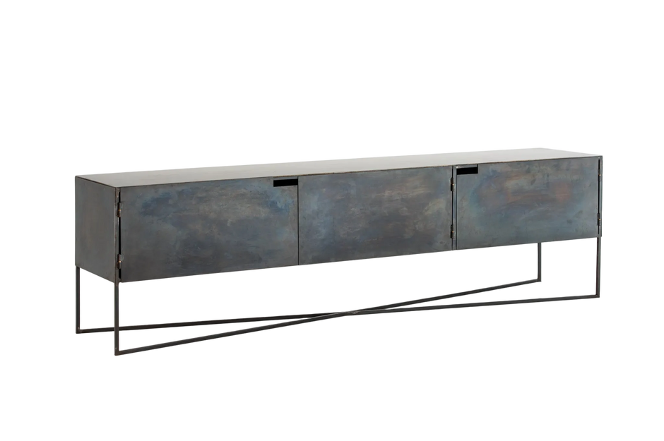 Delta Unit Tri-Doors | Patinated steel - Atelier Jones Design 