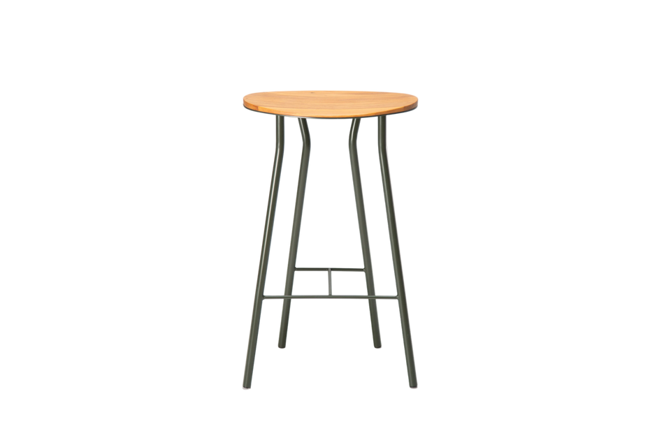 Perret Stool Tall | Wood - Atelier Jones Design 
