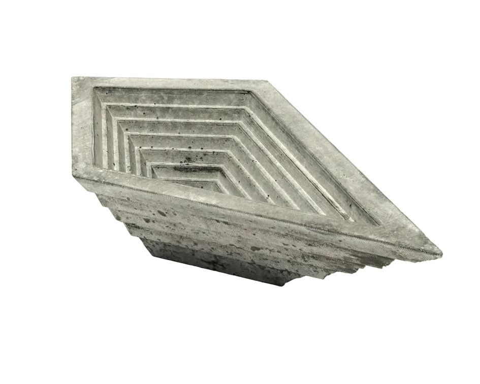 Terraced Concrete Bowl - Atelier Jones Design 