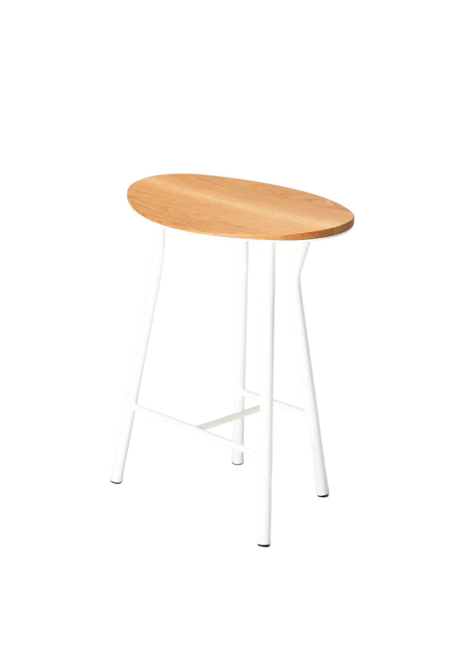 Perret Stool Low | Wood - Atelier Jones Design 