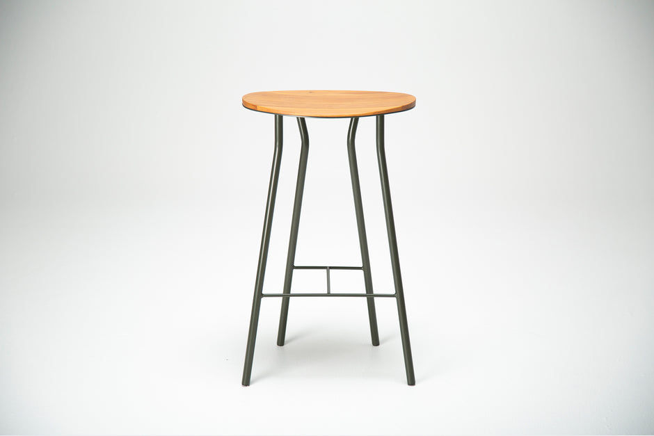 Perret Stool Tall | Wood - Atelier Jones Design 