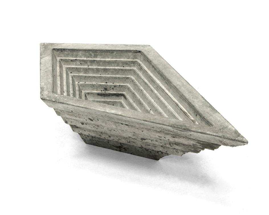 Terraced Concrete Bowl - Atelier Jones Design 
