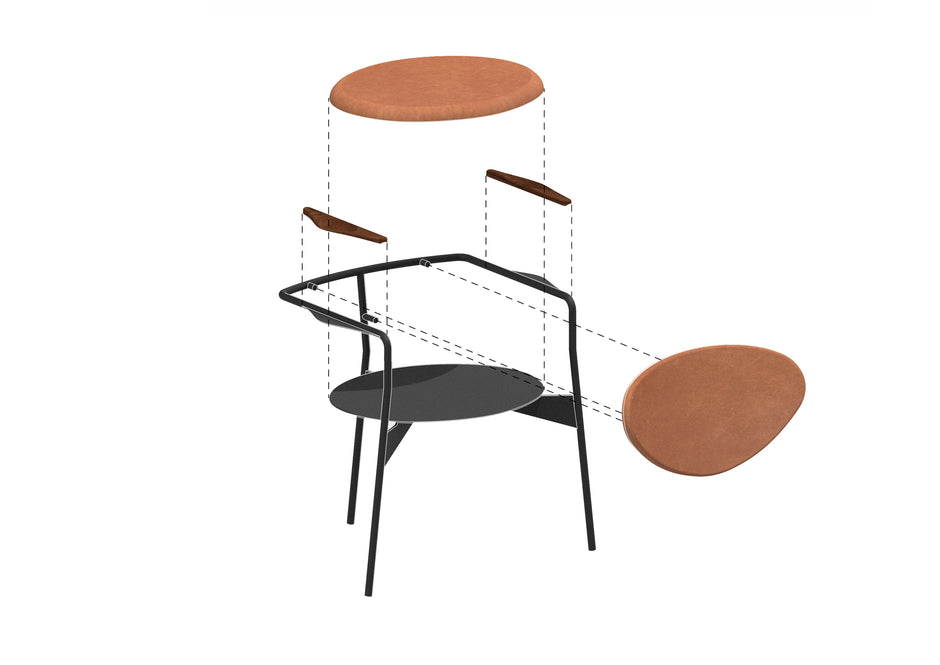 Perret Arm Chair - Atelier Jones Design – Working